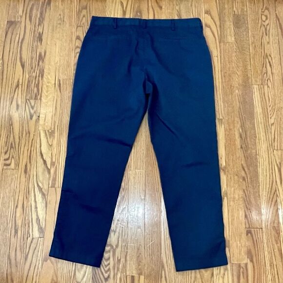 Spoke Sharps Build B navy Flat Front stretch Chinos. Size 35 - Picture 3 of 8